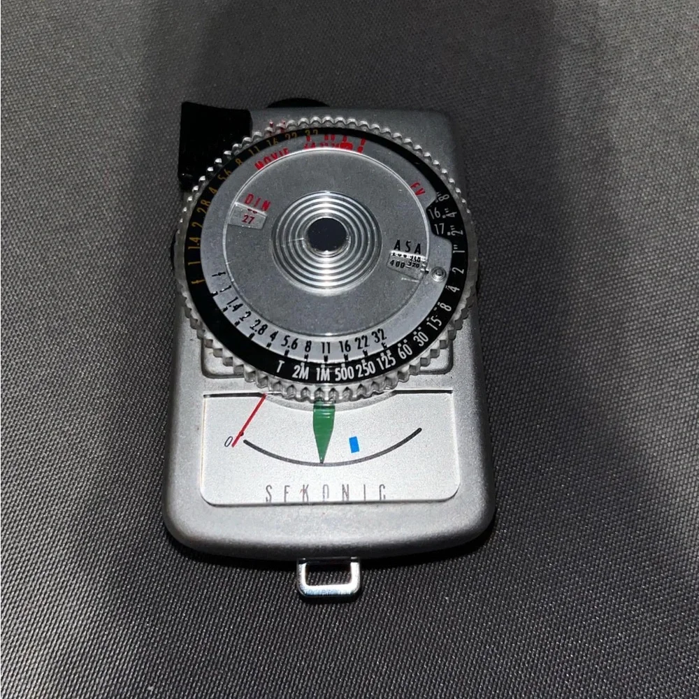 Sekonic Micro Leader Exposure Meter With Leather Case | Vintage not tested